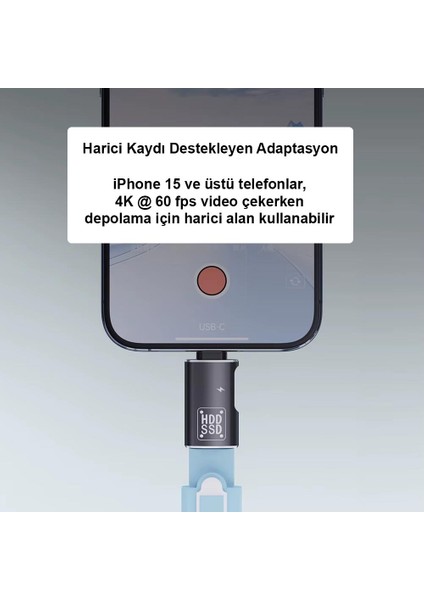 GA89 Type-C To Şarj + Otg 3.0 2in1 Adaptör Telefona Harddisk Bağla Alüminyum Kasa fiyatları