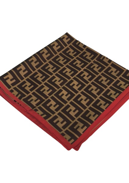 F Desen Vual Ipek Şal Bordo Kahve fiyatları