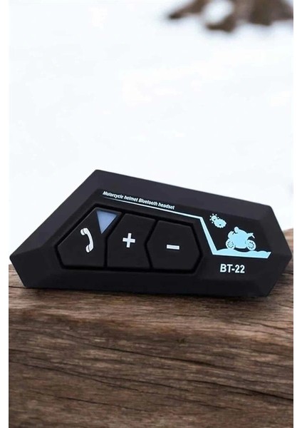 Interkom Intercom Kask Kulaklık BT22 Bluetooth Motosiklet Kulaklık 5.0 Bluetooth