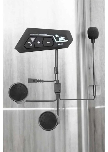 Interkom Intercom Kask Kulaklık BT22 Bluetooth Motosiklet Kulaklık 5.0 Bluetooth modelleri