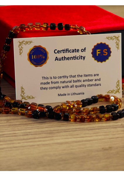 Damla Kehribar Yetişkin Kolye Şifa Kaynağı Sertifikalı Ürün fırsatları