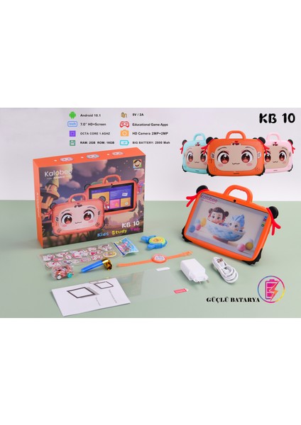 Kalobee 7 Inç Çocuklara Android Tabletler 10.0 32GB + 2gb Rom Çocuklar Için Eğitim Tablet Wifi fırsatları
