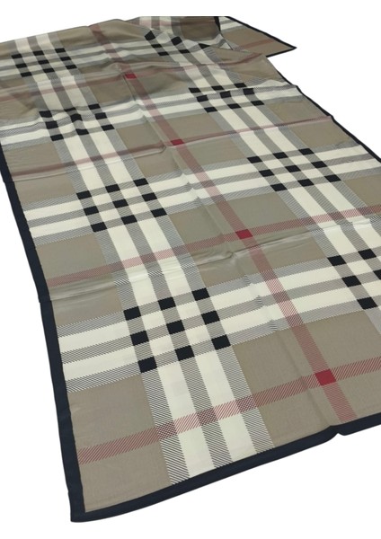 Vual Ipek Şal Siyah Vizon