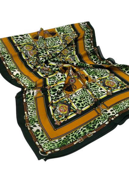 Vual Ipek Şal Leopar Desenli Yeşil fırsatları