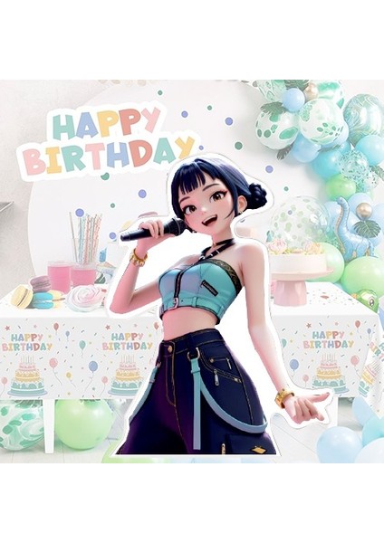 K-Pop Zoey Ayaklı Pano modelleri