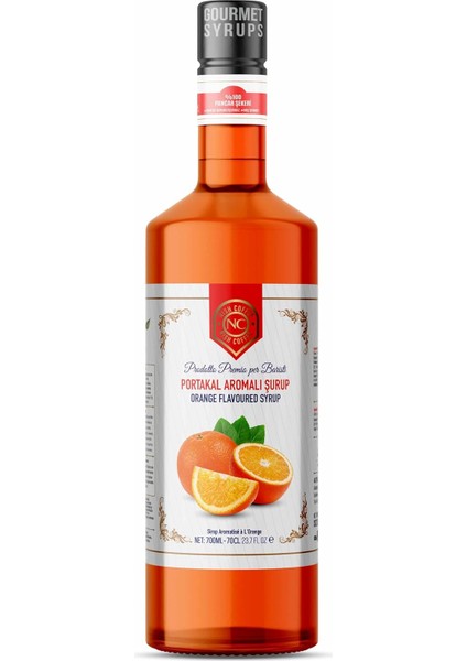 Nish Portakal Aromalı Şişe Şurup 700 ml - P