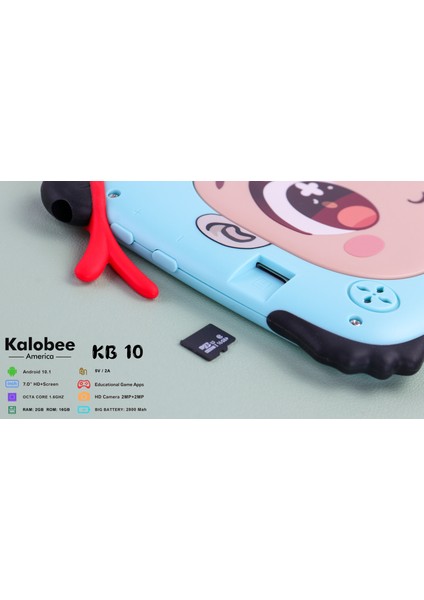 Kalobee 7 Inç Çocuklara Android Tabletler 10.0 32GB + 2gb Rom Çocuklar Için Eğitim Tablet Wifi indirimleri