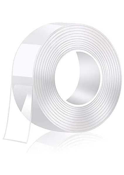 5m Çift Taraflı Ekstra Güçlü Yıkanabilir Ince, Halı, Ev, Mutfak, Araba Veya Ofis Için Şeffaf ve Çift Taraflı modelleri