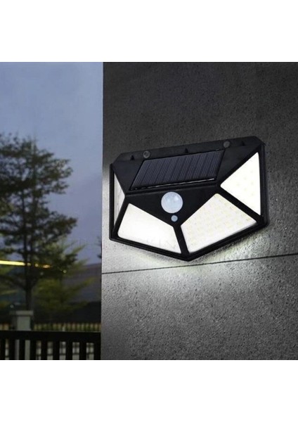 100 Ledli 3 Farklı Aydınlatma Ayarlı Güneş Enerjili Hareket Sensörlü Bahçe Lambası fırsatları