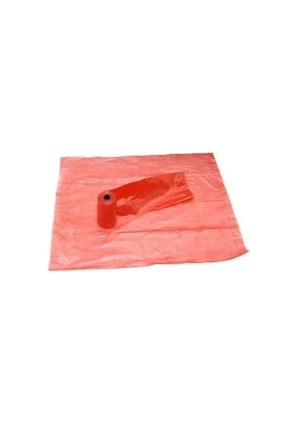 Bamm Bamm Kirli Bebek Bezi Poşeti Çanta Boy Kırmızı 8 Rulo (120 Adet)