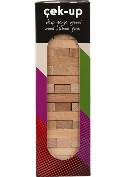 ZA005.005 Çek - Up Denge Oyunu, Çok Renkli