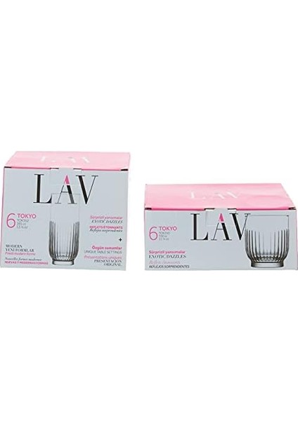 Tokyo 12'li Seti, 8692952211317, Şeffaf modelleri