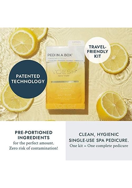 Voesh Pedi In A Box Deluxe 4 Adımlı Pedikür Seti Limon fiyatları