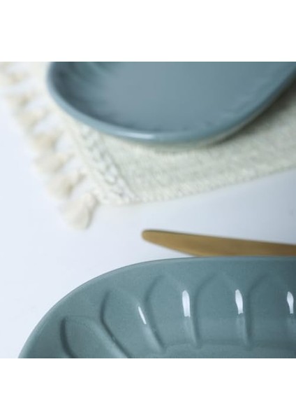 Yeşil Kayık Tabak 25 cm 2 Adet 326 fiyatları