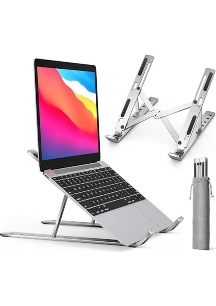 ® Alüminyum Laptop Standı – 7 Kademeli Yükseklik Ayarı, 15.6 Inç’e Kadar Notebook/tablet Uyumlu, Katlanabilir & Taşınabilir Ergonomik Tutucu fiyatları