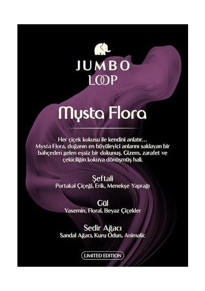 Jumbo Loop Mysta Flora Çubuklu Oda Kokusu, Mat Gül Kurusu Şişe