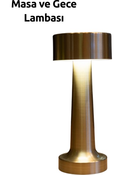 3 Kademeli Dokunmatik Başucu Lambası – Pil ile Sağlam Kablosuz Tasarım - CHT8488-7327