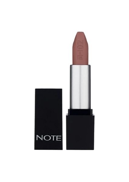 Note Mattever Lipstick 08 Unconventional Rose Yarı Mat Saten Bitişli Ruj, Koyu Nude