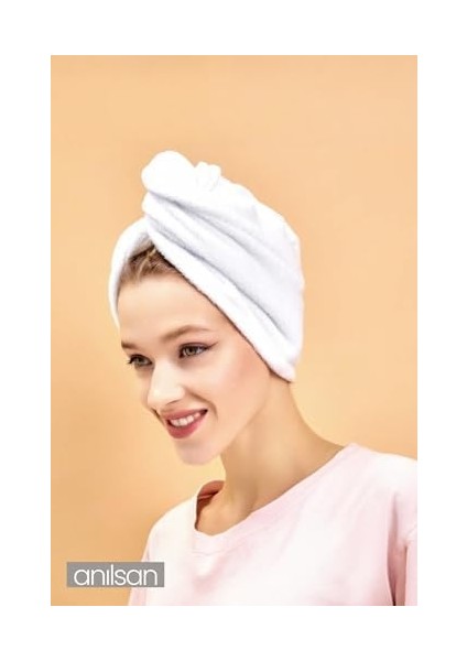 %100 Pamuk Beyaz Havlu Bone Saç Kurutma Bonesi Kafa Havlusu Duş Banyo Bonesi Islak Saç Kurulama Bone modelleri