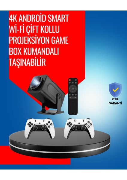 1.5 kg Ağırlığında 4500 Retro Oyunlu Multimedya Projektör - CHT8481-1826