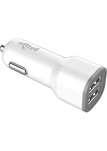 Araç Şarjı My-A5 USB Başlık 2 Usb'li 2100 Mah, Beyaz modelleri