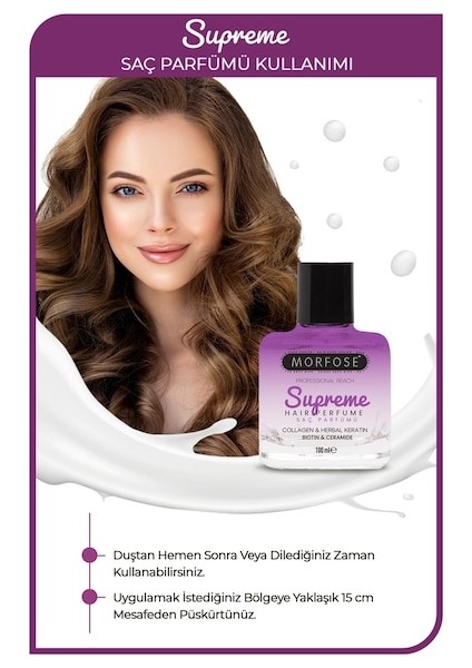 Saç Parfümü 100ML Supreme fırsatları