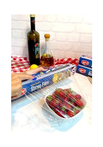 Roll-Up Streç Film 30CM x 33 M 1 Adet (Kayar Bıçaklı)