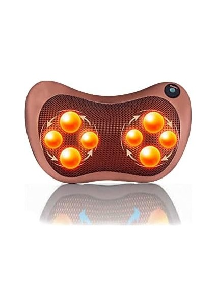 Mobee 8 Toplu 8 Başlıklı Boyun Bel Sırt Karın Ayak Masaj Aleti Masaj Minderi