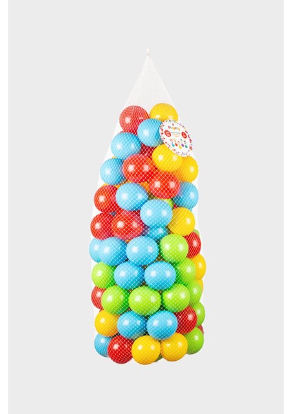 Atlas Baby&chıld Renkli Oyun Havuzu Topları 100'LÜ Set 6 cm Çocuk Güvenli Eğlenceli Plastik Toplar