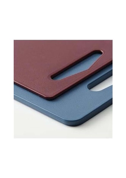 2 Parça Kesme Tahtası, Mavi-Kırmızı Renk Doğrama Tahtası Polietilen Plastik fiyatları