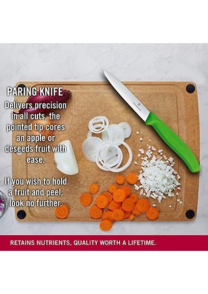 6.7706.L114 Swissclassic 10CM Soyma Bıçağı, Yeşil modelleri