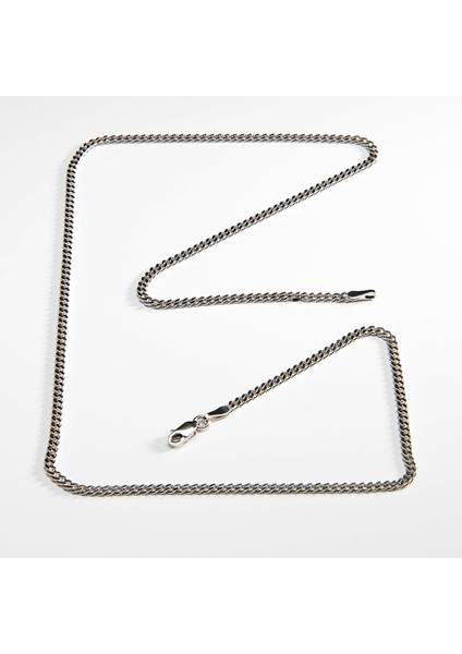 80 Mikron Rodyum Gurmet Gümüş Zincir modelleri