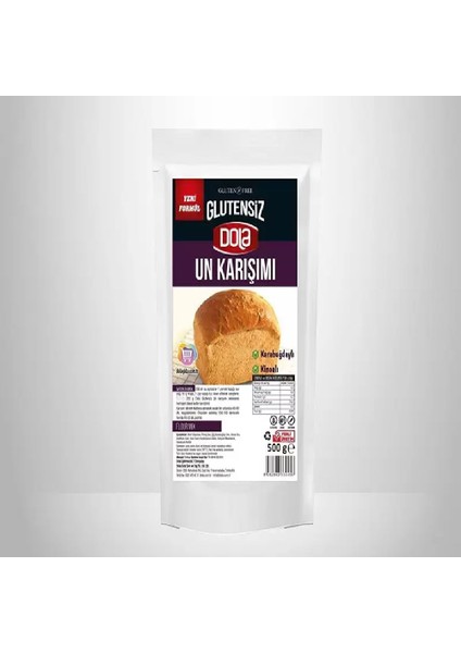 Dola Glutensiz Un Karışımı 500 gr