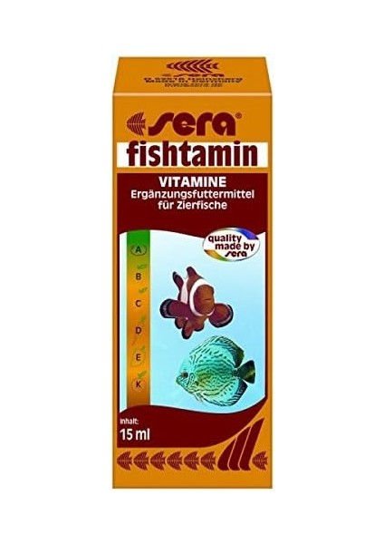 Sera Fishtamin 15 ml Balık Vitamini