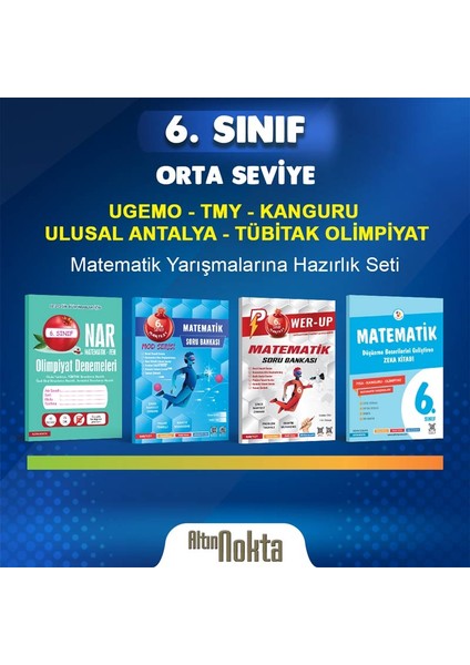 6. Sınıf Matematik Yarışmalarına Hazırlık Orta Seviye