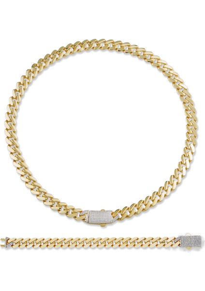 11 mm 18K Altın Kaplama Özel Tasarım Gurmet Set