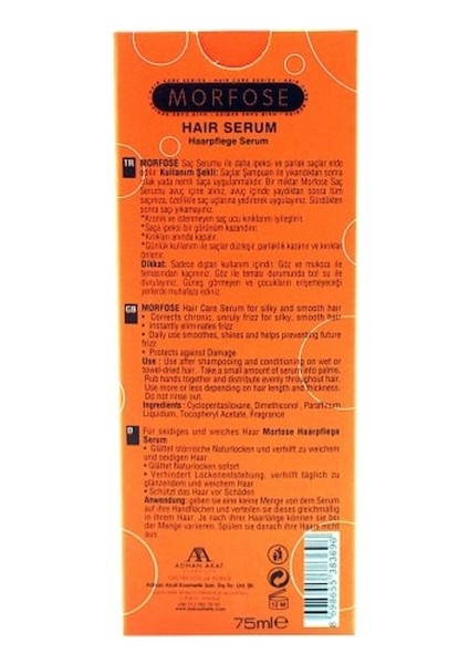 Saç Serumu 75 ml fiyatları