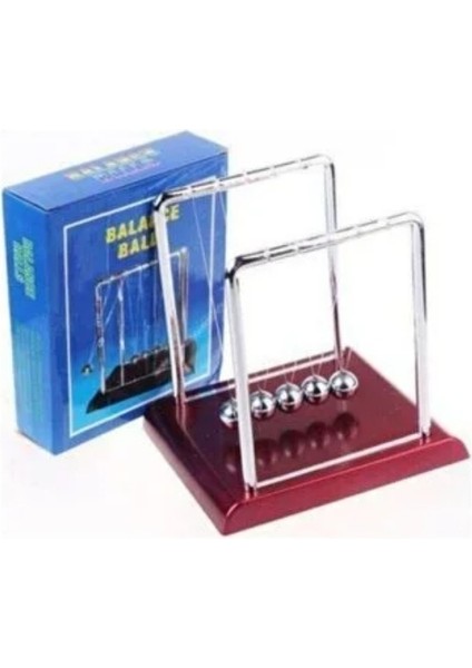 Newton Salıncağı Denge Küresi | Masaüstü Stres Giderici Dekoratif Fizik Oyuncağı | Ofis ve Ev Için fiyatları