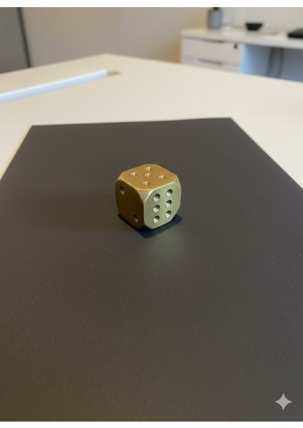 Som Pirinç Zar Kağıt Ağırlığı ( Dekoratif Masa Aksesuarı ) fiyatları