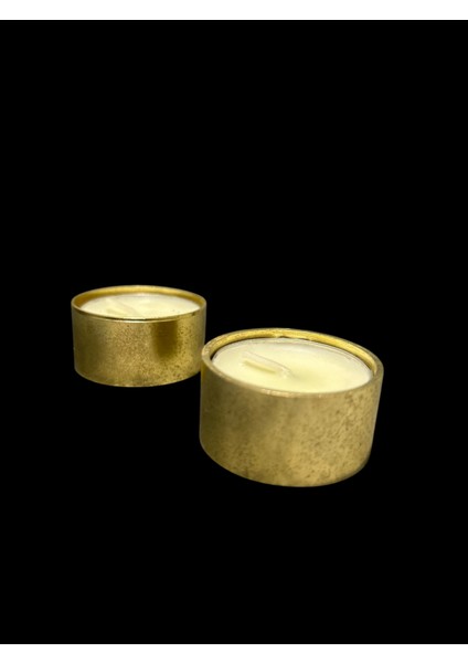 Şık ve Dayanıklı Altın Renk Kaplama Çelik Tealight Mumluk modelleri