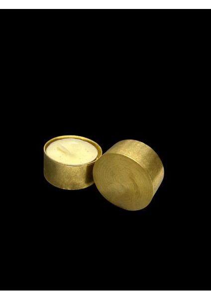 Şık ve Dayanıklı Altın Renk Kaplama Çelik Tealight Mumluk fırsatları