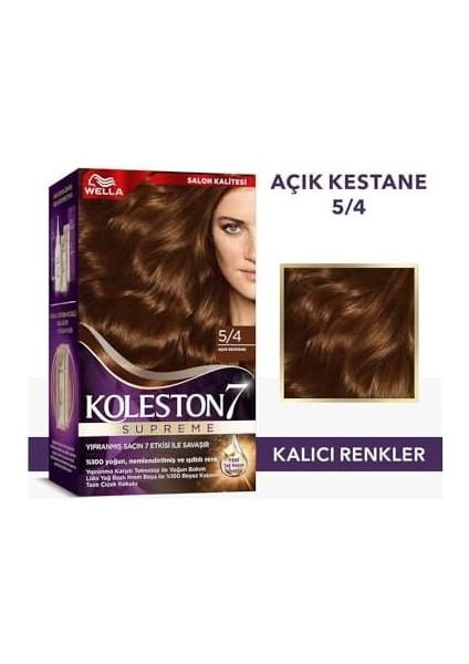 Koleston Kit 5-4 Açık Kestane Saç Boyası