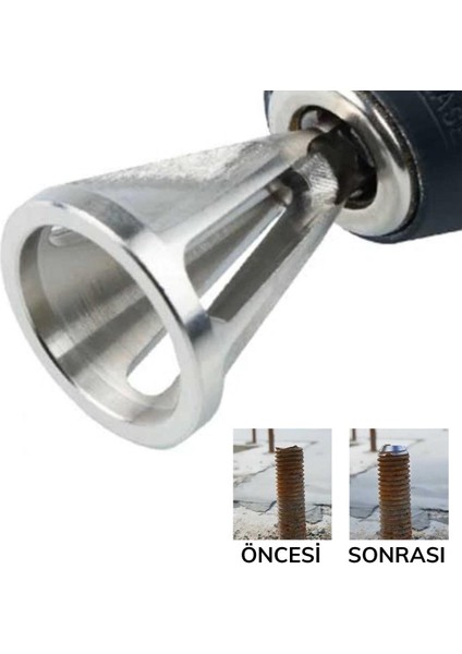 Matkap Ucuna Takılan Civata Çapak Alma Temizleme Aparatı fiyatları