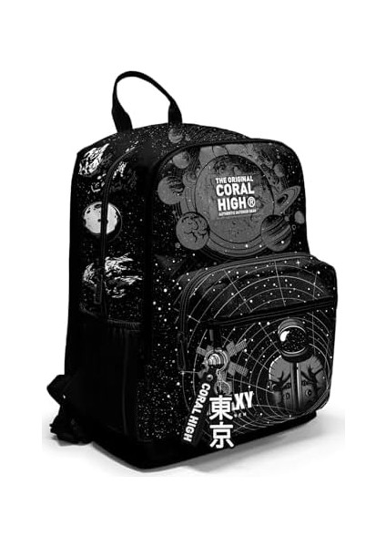 Dört Bölmeli Siyah Ortaokul Çantası - Erkek Çocuk modelleri