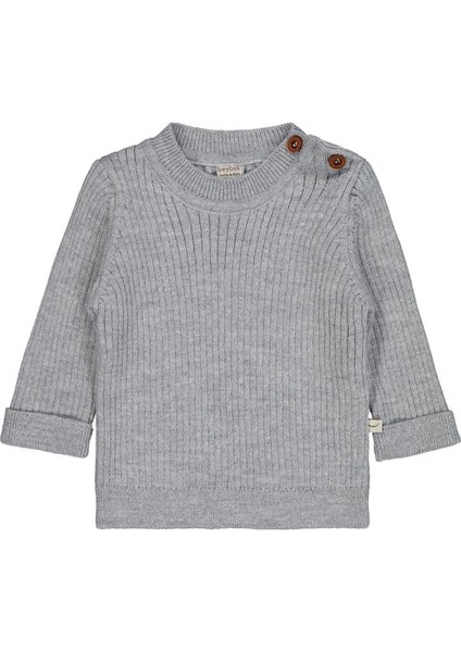 Omuzdan Düğmeli 3-12 Ay Takım - Gri 12-18 Ay modelleri