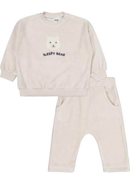 Sleepy Bear Ayıcık Nakışlı 6-18 Ay Takım
