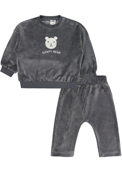 Ayıcık Süzene Nakışlı 6-18 Ay Takım