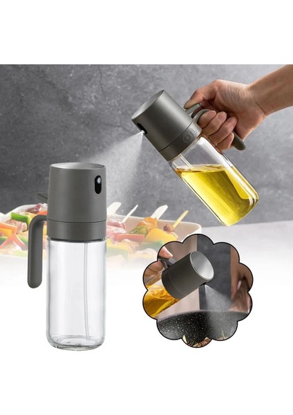 250 ml Kulplu Cam Yağ Limon Sos Spreyi Yağ Şişesi Yağdanlık Zeytinyağı Limon Püskürtücü fiyatları