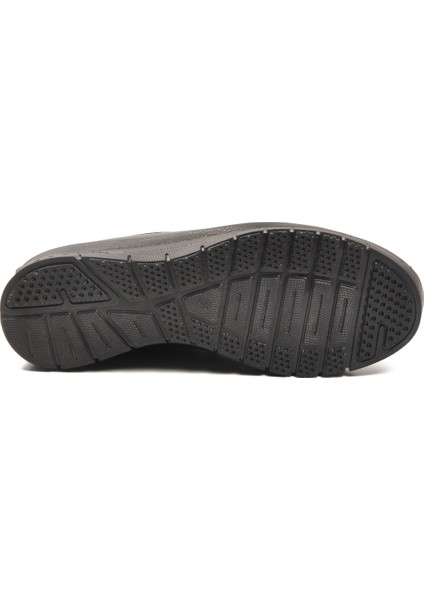 Siyah Lastik Bağcıklı Esnek Kadın Günlük Ayakkabı 034 Z indirimleri