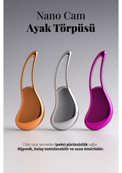 Nano Cam Hassas ve Cilt Dostu Hijyenik Ayak Topuk Nasır Törpüsü fiyatları